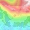 Mappa topografica Makola, altitudine, rilievo