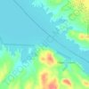 Mappa topografica Pigeon Point Lighthouse, altitudine, rilievo