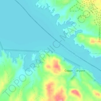 Mappa topografica Pigeon Point Lighthouse, altitudine, rilievo