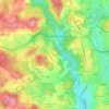 Mappa topografica Mareille, altitudine, rilievo