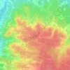 Mappa topografica La Tuilerie, altitudine, rilievo
