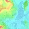 Mappa topografica Riedt, altitudine, rilievo