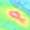 Mappa topografica Ben Stack, altitudine, rilievo