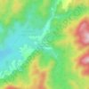 Mappa topografica Kampung Orang Asli Pertak, altitudine, rilievo