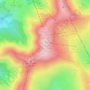 Mappa topografica Plomb du Cantal, altitudine, rilievo