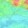 Mappa topografica Enhofen, altitudine, rilievo