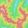 Mappa topografica Fatiga, altitudine, rilievo