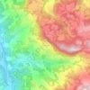 Mappa topografica Missano, altitudine, rilievo