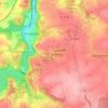 Mappa topografica Ehrenberg, altitudine, rilievo