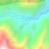 Mappa topografica Reserva Natural de Tunkimayo, altitudine, rilievo