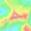 Mappa topografica Mount Ulysses, altitudine, rilievo
