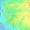Mappa topografica La Bouchère, altitudine, rilievo