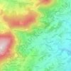 Mappa topografica Grange Blanche, altitudine, rilievo
