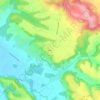 Mappa topografica Biéou, altitudine, rilievo