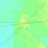 Mappa topografica Idaville, altitudine, rilievo