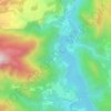 Mappa topografica la Rodonella, altitudine, rilievo