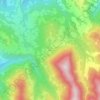 Mappa topografica Melere, altitudine, rilievo