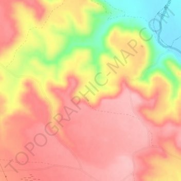 Mappa topografica Punta Chinchilla, altitudine, rilievo