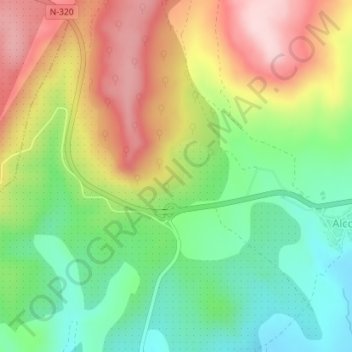 Mappa topografica La Sartenilla, altitudine, rilievo