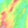 Mappa topografica Billens, altitudine, rilievo