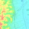 Mappa topografica Montagnano, altitudine, rilievo