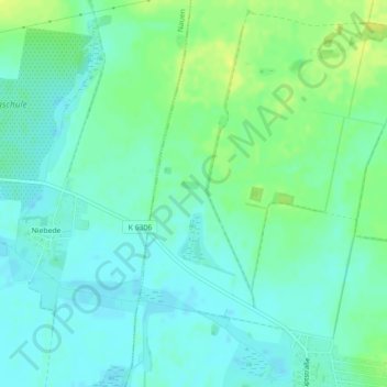 Mappa topografica Klemensberg, altitudine, rilievo