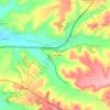 Mappa topografica Montfalcó Murallat, altitudine, rilievo