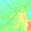 Mappa topografica San Isidro, altitudine, rilievo