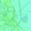 Mappa topografica Ospitale, altitudine, rilievo