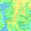 Mappa topografica Kerzuc, altitudine, rilievo