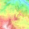 Mappa topografica banja, altitudine, rilievo