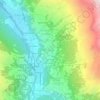 Mappa topografica La Sage, altitudine, rilievo