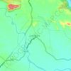 Mappa topografica Katghora, altitudine, rilievo