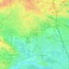 Mappa topografica Le Clos du Pin, altitudine, rilievo