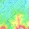 Mappa topografica Malpas, altitudine, rilievo