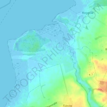 Mappa topografica Teßmannsdorf, altitudine, rilievo