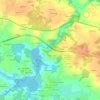 Mappa topografica Pratel, altitudine, rilievo