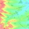 Mappa topografica La Roquette, altitudine, rilievo