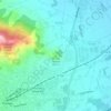 Mappa topografica Monte Oliveto, altitudine, rilievo