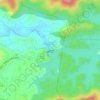 Mappa topografica Peechi Dam, altitudine, rilievo