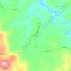 Mappa topografica Mount Airy, altitudine, rilievo