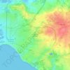 Mappa topografica Château-d'Olonne, altitudine, rilievo