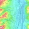 Mappa topografica Borgonuovo, altitudine, rilievo