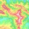 Mappa topografica Cà La Bocca, altitudine, rilievo