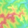 Mappa topografica Croix des Anglais, altitudine, rilievo