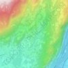 Mappa topografica Pazzon, altitudine, rilievo
