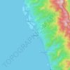 Mappa topografica Libagon, altitudine, rilievo