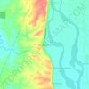 Mappa topografica Patagueleg, altitudine, rilievo