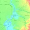 Mappa topografica Mandahikan, altitudine, rilievo