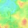 Mappa topografica Favière, altitudine, rilievo